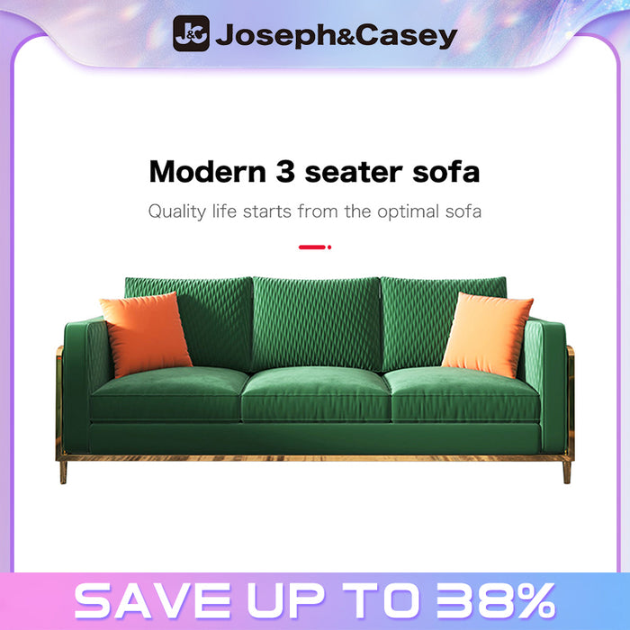 Stainless steel sofa 3 seater / 1seater