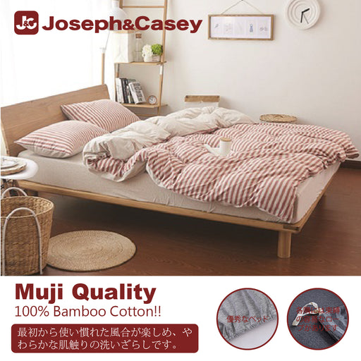 100% Cotton Knitted Bedsheet set freeshipping - JOSEPH&CASEY