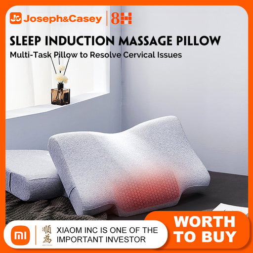XIAOMI Xiaohuanxi graphene hot compress simulation massage sleep aid pillow freeshipping - JOSEPH&CASEY